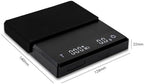 Coffee Scale Espresso Scale Digital Scale Kitchen Scale with Timer and Precision for Accurate Weighing Rechargeable Compact Silicone Construction, Black - Image 5