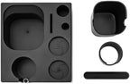 Espresso Knock Box Coffee Station Organizer with Particle Bucket Black - Image 2