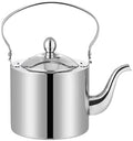 Stainless Steel Tea Kettle with Fine Filter Long Spout Boiler by Unknown