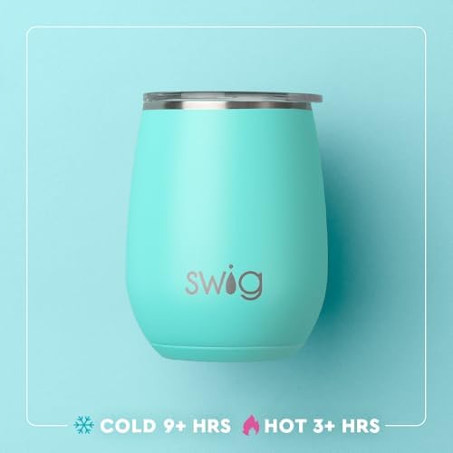 Swig Life 14oz Insulated Stemless Wine Cup, Navy - Image 3