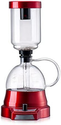 JITEM Cafetera Syphon Vacuum Coffee Maker Glass Electric Siphon Pot Knob Operation 360° Base Keep Warm 500W 400ML Manual Preparation Mode for Coffee or Tea by Unknown
