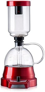 JITEM Cafetera Syphon Vacuum Coffee Maker Glass Electric Siphon Pot Knob Operation 360° Base Keep Warm 500W 400ML Manual Preparation Mode for Coffee or Tea by Unknown
