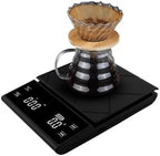 Precise Digital Coffee Scale with Timer – 3kg/0.1g Electronic Balance for Kitchen Ingredients and Pour-Over(White) by Unknown