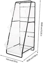 BESPORTBLE 1 Set Pen Organizer for Desk Containers Tea Packet Tea Bag Creamer Sweetener Sugar Tea Packet Rack Shelf Vertical Tea Organizer Teabags Metal Milk Tea Pantry Coffee Bag re-usable - Image 2