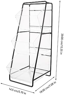 BESPORTBLE 1 Set Pen Organizer for Desk Containers Tea Packet Tea Bag Creamer Sweetener Sugar Tea Packet Rack Shelf Vertical Tea Organizer Teabags Metal Milk Tea Pantry Coffee Bag re-usable - Image 2