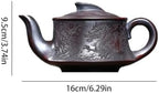 Tea Kettle Retro Original Ore Purple Sand Pot Red Clay Hand-carved Dragon Teapot Ceramic Tea Infuser - Image 2