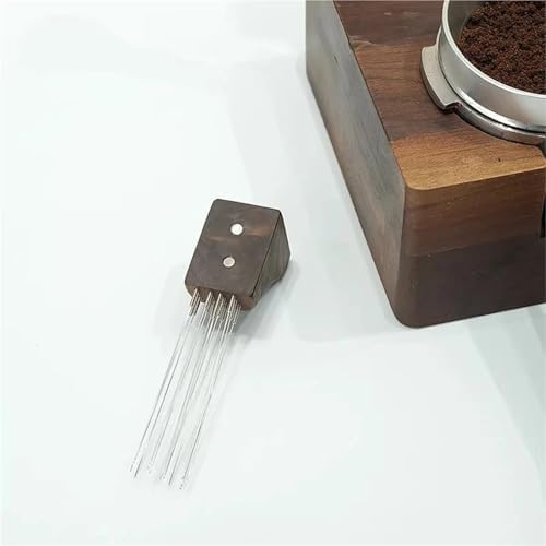Coffee Distribution Needle Magnetic Holder WDT Tool Espresso Stirrer Anti-Clumping Even Extraction12 Needles Portable Home Bari - Image 5