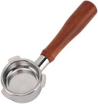54mm Bottomless Portafilter with Wooden Handle, Detachable 3 Ear - Image 6