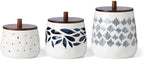 Lenox Blue Bay 3-Piece Canister Set with Lid, for Kitchen Counter - Image 2
