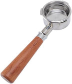 RiToEasysports 58mm Bottomless Portafilter with Solid Wood Handle and Puck Screen for Petrus and Gemilai Coffee Machines - Image 4