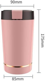 Coffee Grinder Electric Coffee Bean Grinder Mill Spice Grinder Stainless Espresso Grinder Conical Burr Cordless Food Grade for Grinding, Pink - Image 3