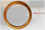 Espresso Dosing Funnel 8 Pcs Metering Ring, Coffee Powder Collector, Barista Tool (51, 53, 58) Mm(58mm,Burgundy) - Image 2