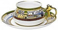 Bone China Cup and Saucer Bilibina Village at the Lake 6.1 fl.oz/180ml by Unknown