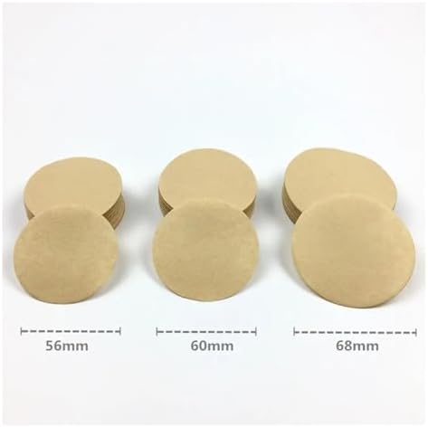 Coffee Filter Paper 100Pc Round 56 60 68mm For Maker Dripper Filters Moka Pot(68MM) - Image 3