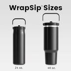 Fjbottle WrapSip 24 oz Insulated Tumbler with Flip Straw and Handle - Image 4