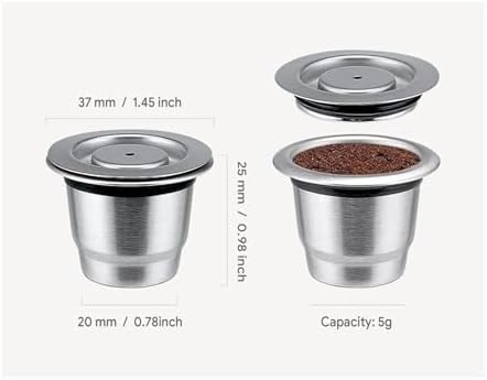 Coffee Capsule，Compatible For Espresso Crema Cups Pods Filters With Tamper Dosing Ring(2 pod t dsg) - Image 2