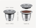 Coffee Capsule，Compatible For Espresso Crema Cups Pods Filters With Tamper Dosing Ring(2 pod t ds) - Image 2