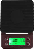 Digital Coffee Scale with Timer - Precision Pour Over Coffee Scale for Accurate Brewing (Light red) by Miskall