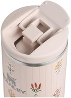 STANLEY Transit Flip Top Mug | Leakproof Travel Coffee Mug | Lightweight Insulated Stainless Steel | Dishwasher Safe | Perfect Mother’s Day Gift | BPA-Free | 16 oz | Rose Quartz Bouquets - Image 2