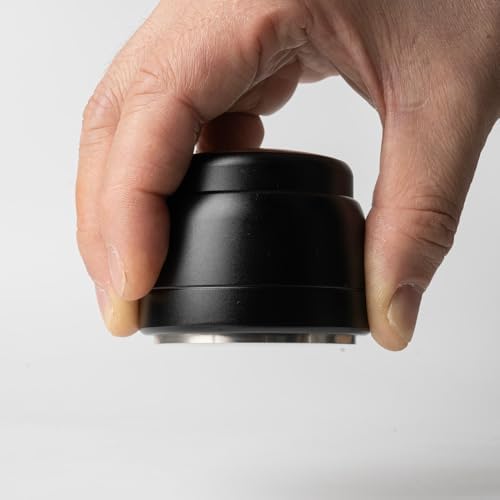 Spring Espresso Tamper 51mm (51.0mm OD), Twist-Top Adjustable Spring Tension, CNC Machined, Walnut Handle, Anodized Aluminum Body, 304 Stainless Steel Flat Base - Image 3