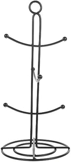 Cup Stand,Mug Stand,Coffee Mug Holder Tea Cup Tree Counters Stand Station Organizer Wrought Iron Bar Accessory Mug Stands by Unknown