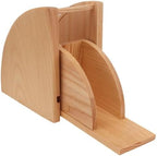 2025 New Upgrade Coffee Filter Holder,Bamboo Filters Storage For Counter 1s”Take &Put Down,Wooden Cone Holder for Storing #1#2#4 V60 Coffee Filters,6.2 * 6.6"Dustproof Cover Filter Paper Organizer - Image 3