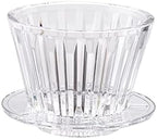 Coffee Filters Coffee Dripper Crystal Eye Pour Over Filter Cups Maker Flat Bottom Increase Uniformity(White) by Unknown