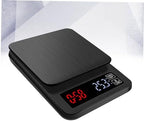 Digital Kitchen Food Scale Black with Timer, Precision Sensors - Image 3