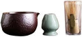 4/7Pcs Matcha Tea Set Bamboo Whisk Scoop Glass Bowl Traditional Indoor Handmade Tea-making Tools Kit(13) by Unknown