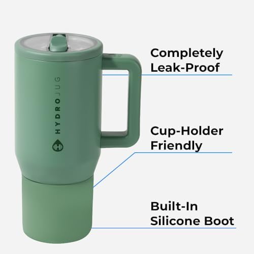 HydroJug Kids - 20 oz Insulated Kids Water Bottle with Flip Straw & Handle | Leak-Proof & Durable | Perfect for School, Sports, Lunch, Travel & Camp, Riptide - Image 2