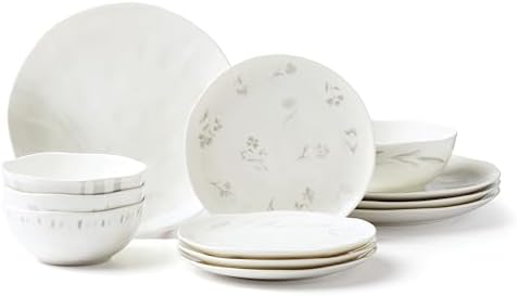 Lenox Oyster Bay Porcelain 12-Piece Dinnerware Set for 4 by Lenox