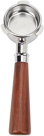 Jiawu Bottomless Stainless Steel Handheld Portafilter for 8 Series Coffee Machine 54mm Clear View Easy Clean for Home Barista Stainless Steel 1 X Bottomless Portafilter (#1) - Image 2