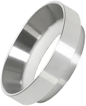 Aluminum Smart Coffee Dosing Ring for Beer Mug Coffee Powder Tool Espresso Barista for 51 53 54 58MM Coffee Filter Tamper Dosing Funnel 54mm(Black) - Image 6