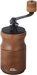 Carita Coffee Grinder, Wood, Durable Cast Iron Cutter, KH-10BR, Brown #42169, Hand Grinder, Hand Mill, Handmill, Handmill, Handmill, Handmill, For Beginners, Small, Portable, Mountaineering, Cafe, by Kalita
