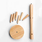 LIU- Mug Holder Tree Countertop Beech Wooden Mug Stand,Coffee Cup or Keychain Storage Rack for Coffee Counter Bar Decor Accessory - Image 5