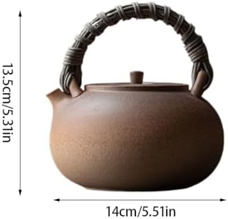 Tea Pots For Loose Tea Ceramic Tea Kettle Office Kettle Retro Ice Tea Kettle Restaurant Beverage Kettle Tea Infuser Pot - Image 2