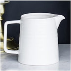 Coffee Press Ceramic Dripper 1-2 Cups Drip Filter Pot Pour Over Coffee Maker with Separate Stand for Filte 500ml Pots (500ml White Pot) by Unknown