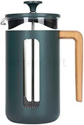 La Cafetière Pisa Stainless Steel Cafetière, 8 Cup French Press, Green, Gift Boxed by La+Cafeti%C3%A8re