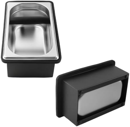 Antrader Coffee Knock Box,Espresso Knock Box with Removable Knock Bar,1Pcs - Image 3