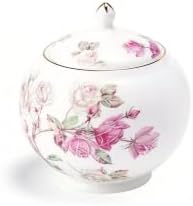 Aynsley Gold Plated Red Rose Ceramic Tea Set Elizabeth Vintage Tea Sets with Teapot Coffee Serving For Women and Tea Parties - Image 6