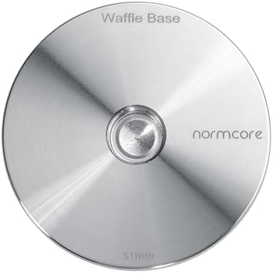 Normcore 51mm Waffle Replacement Tamper Base, 304 Stainless Steel, Fits Normcore Spring-Loaded Espresso Tampers, Creates Even Extraction Pattern - Image 5