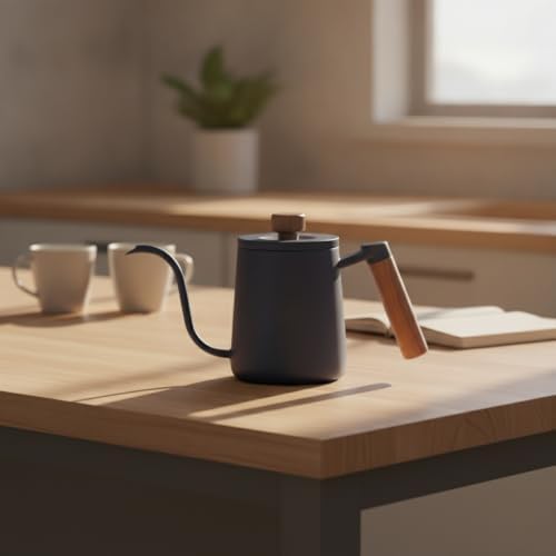 Resistant Gooseneck Kettle, Black, 350ML - Image 6