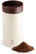 VSSL - Nest Pour Over Coffee Set | Coffee Maker for Camping | All-In-One Travel Pour Over | Transportable Dripper, 10oz Stainless Steel Travel Mug | Compact Storage & Adventure Ready | Cream by VSSL