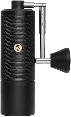 TIMEMORE C5 ESP PRO Manual Coffee Grinder, 42mm Stainless Steel S2C Burr, 50 Adjustable Settings Hand Grinder, All-Metal Portable Coffee Grinder for Espresso, Pour Over & French Press, 30g, Black by TIMEMORE