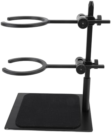 Pour Over Coffee Dripper Stand Set, Hand Brewing Coffee Station, Double Layer Design with Glass Coffee Pot and Ceramic Filter Cup, Portable Coffee Maker for Home Office Travel - Image 5