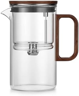 Bonstan Heat-Resistant Glass Teapot with Magnetic Switch, 500ml Tea Infuser Pot with SUS316 Stainless Steel Filter, Versatile Kettle for Loose Leaf Tea - Image 5