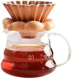Coffee Filter Cloud Conical Ceramic Small Origami Hand Made Funnel Cup Accessories(Color 12) - Image 6