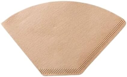 40/100Pcs Filter Paper Hand-brewed Coffee Conical Wood Pulp Portable Pull-out Drip Household Cafe Tools(100Pcs U02) by Unknown