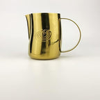 KuGuo 500ml Milk Frothing Pitcher for Latte Art Espresso, Mirror Gold - Image 2