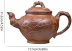 Tea Kettle Creative Home Use Golden Sand Plum Heralds Spring Smile Cherry Teapot Tea Room Kung Fu Tea Set Ceramic Tea Infuser - Image 2